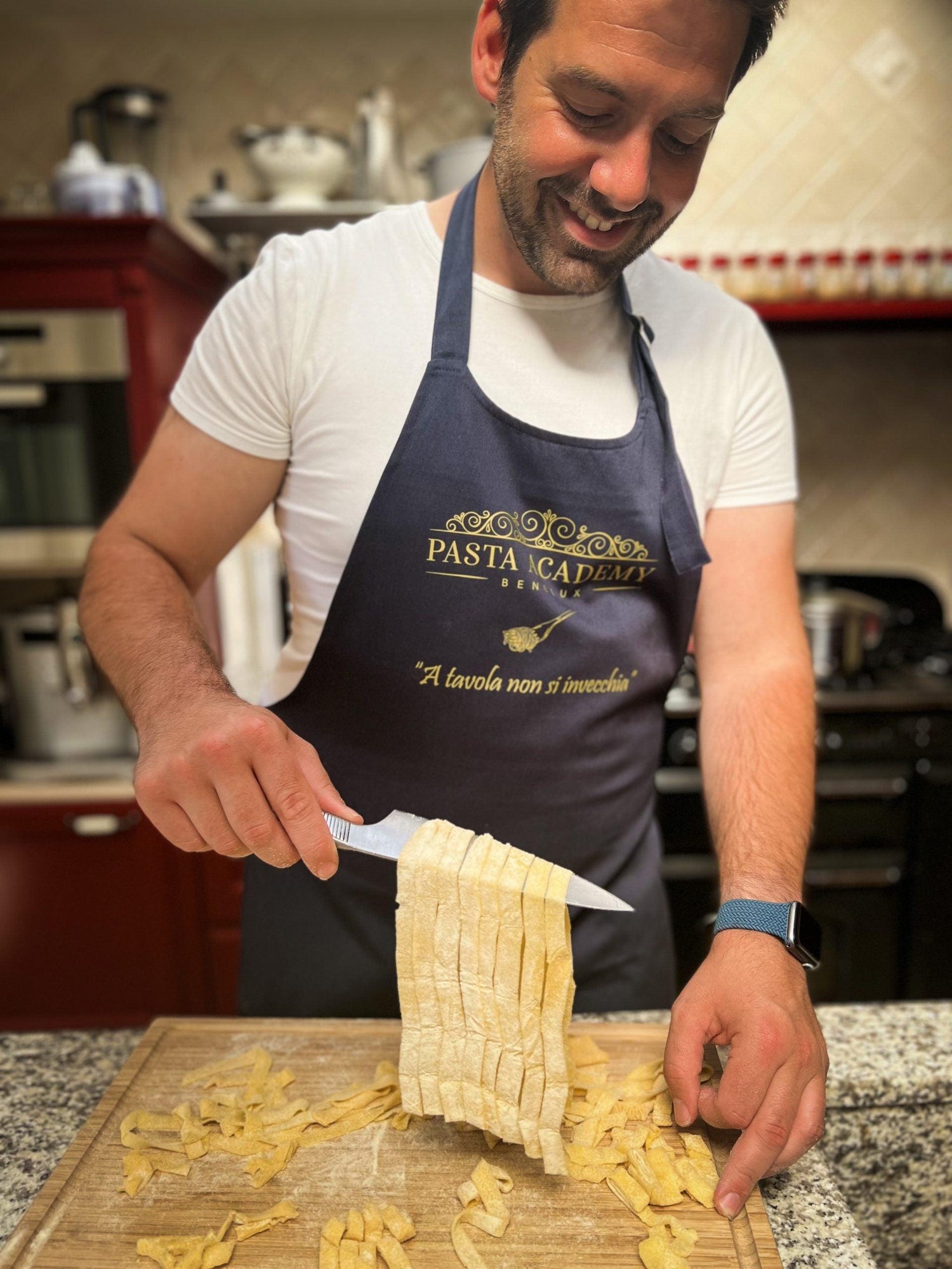 Italiaanse pasta keukenschort