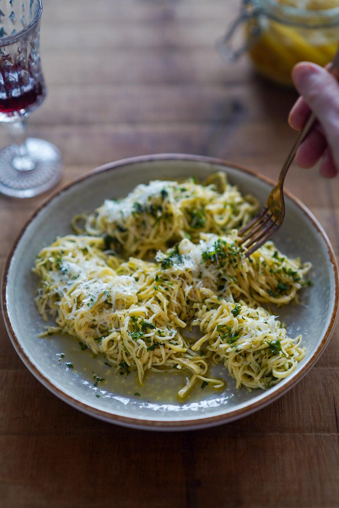 Pasta capelli d'Angelo met rucolapesto - Sarah Puozzo - Beleef la bella vita