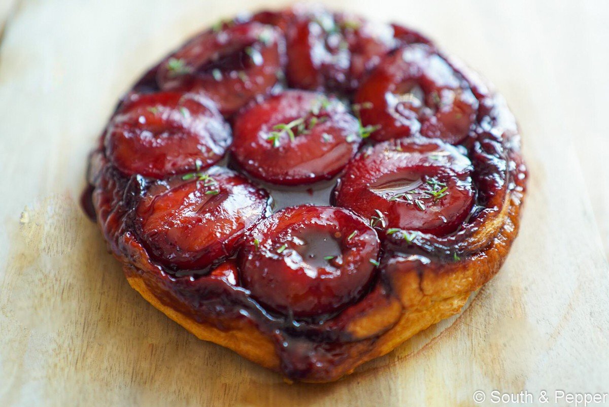 Tarte tatin met pruimen 