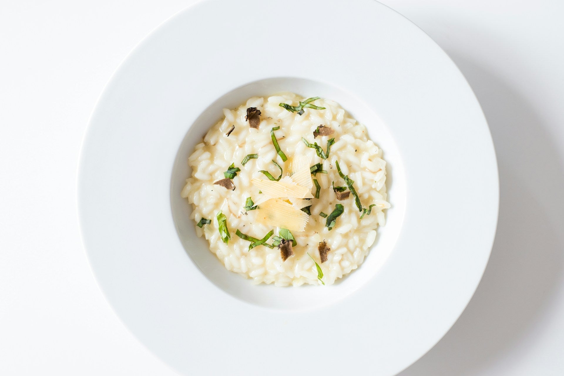 Bord met risotto